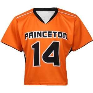  Princeton Tigers #14 Replica Lacrosse Jersey   Orange 