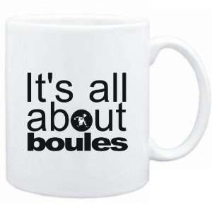  Mug White  ALL ABOUT Boules  Sports: Sports & Outdoors