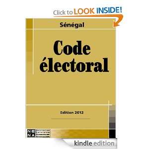 Code électoral (French Edition) Sénégal  Kindle Store