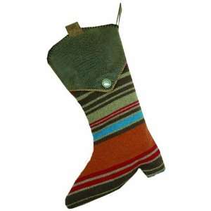  Wooded River 14x20 Boot Stocking: Home & Kitchen