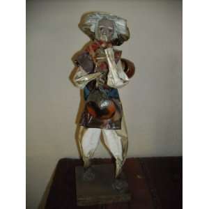 Handcrafted Mexican Paper Mache People 