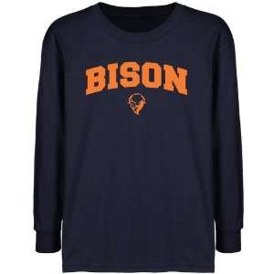 NCAA Bucknell Bison Youth Navy Blue Logo Arch T shirt :  