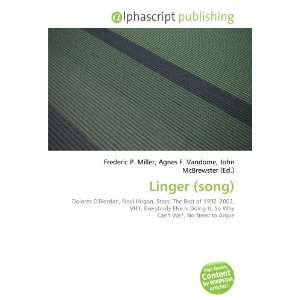  Linger (song) (9786134105590): Books