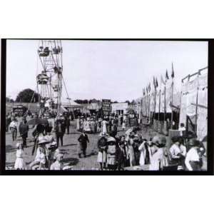  00005 Oregon State Fair Carnival Side Show REAL Photograph 