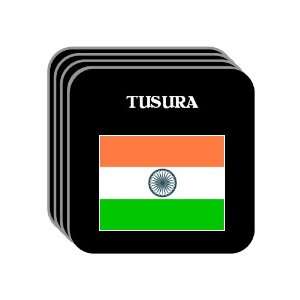  India   TUSURA Set of 4 Mini Mousepad Coasters 