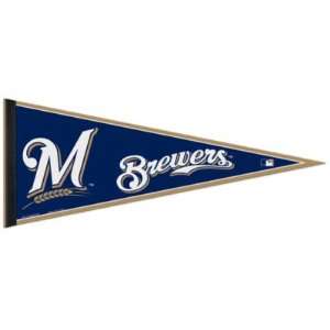  MILWAUKEE BREWERS OFFICIAL FULL SIZED FELT PENNANT Sports 