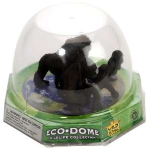  Eco Dome Gorilla Family: Realistic 4 piece Animal Figure 