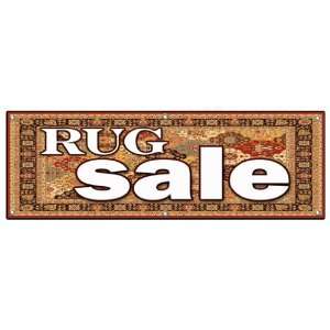  72 RUG SALE BANNER SIGN persian carpet carpeting: Patio 