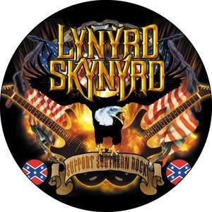  Lynyrd Skynyrd Guitars & Eagle Button B 0563: Toys & Games