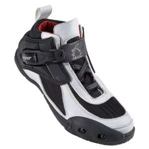   Velocity Mens Motorcycle Shoes White/Black/Red 7 1057 0707: Automotive