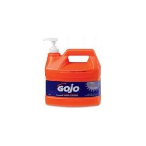 Pack Gojo 0955 Natural Orange Pumice Hand Cleaner 1 Gallon w/Pump 