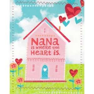  Mothers Day Card Nana Is Where the Heart Is Health 