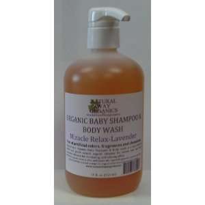 : Natural Way Organics Organic Baby Shampoo & Body Wash Miracle Relax 