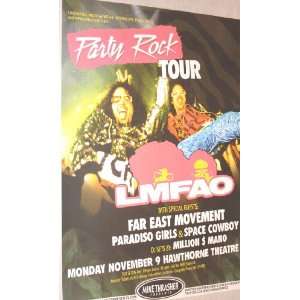   LMFAO Poster   Concert Flyer for the Party Rock Tour: Home & Kitchen