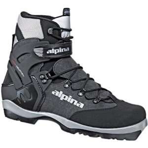  Alpina BC 1550 Backcountry Boot Black/Silver, 48.0 Sports 