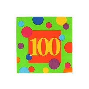  100th Birthday Napkins: Toys & Games