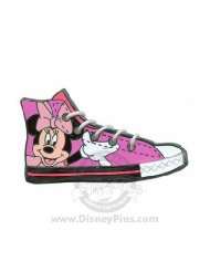Disney Pins   Character Sneaker   Minnie Mouse on Hi Tops Pin 69827