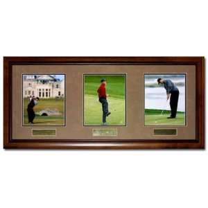 Tiger Woods Framed Record Breaker Collection Piece Sports 