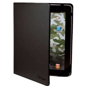  CrazyOnDigital Black Leather Case For Apple iPad 