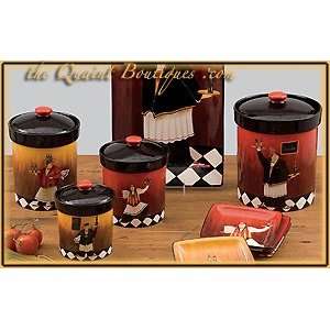  KitchenArt 12205 Bistro Canister Set   4 Pieces