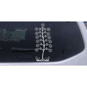 Flower Stalk Flowers And Vines Car Window Wall Laptop Decal Sticker 