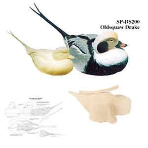  Woodcarving   OLD SQUAW DRAKE COMPETITION KIT