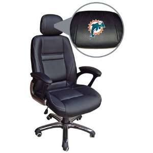  Miami Dolphins Head Coach Office Chair: Sports & Outdoors