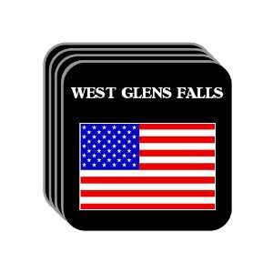  US Flag   West Glens Falls, New York (NY) Set of 4 Mini 