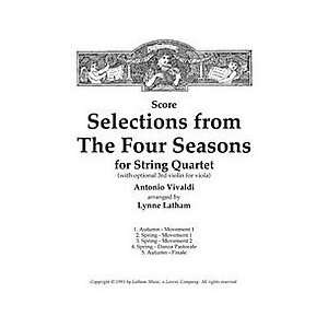  Selections from The Four Seasons for String Quartet 