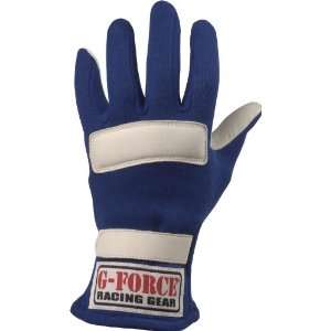  G Force 4100XXLBU G1 Blue XX Large Junior Racing Gloves 