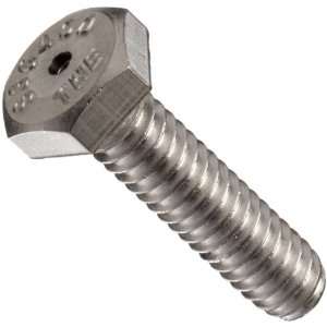 Stainless Steel 18 8 Hex Bolt, Vented 5/16 18, 5/8 Length (Pack of 