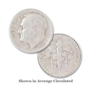 1952 S U.S. Roosevelt Silver Dime 