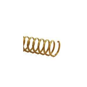  19mm Gold 51 Pitch Spiral Binding Coil   100pk Gold 