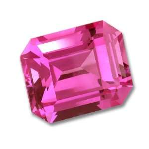   Chatham Created Cultured Pink Sapphire Color #150 Weighs 5.80 6.80 Ct
