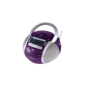  Top Load CD Boombox   Purple: Toys & Games