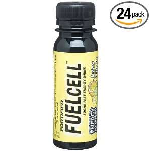 Fuel Cell Energy Drink, Juicy Citrus, Sugar Free, 2 Ounce Bottle (Pack 