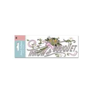  Throw The Bouquet Dimensional Title Stickers Office 