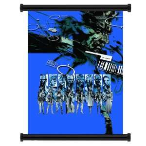 Metal Gear Solid 4 Guns of the Patriot Game Fabric Wall Scroll Poster 