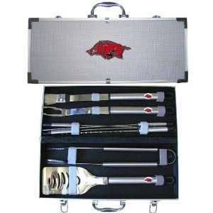  Arkansas Razorbacks NCAA 8pc BBQ Tools Set Sports 