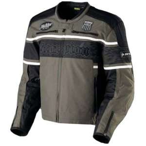  Scorpion Burnout Textile Motorcycle Jacket Khaki   Medium 