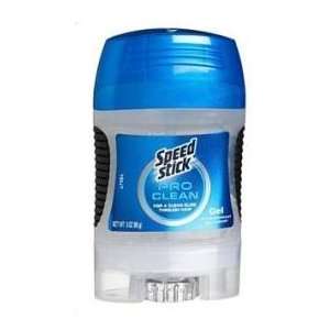  Speed Stick Pro Clean Gel Antiperspirant Deodorant 3oz 
