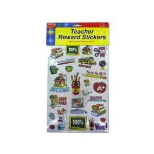  Teacher award sticker sheet   Pack of 24: Toys & Games