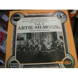  Artie Shaw The Uncollected VOL III (Vinyl Record 
