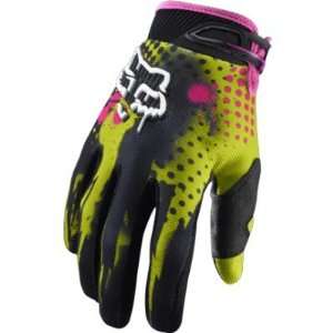  2011 Fox Racing 360 Riot Gloves   Acid Green   11 (X Large 