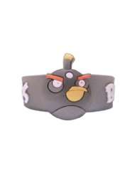 Angry Birds Black Bracelet Wristband (7.5)