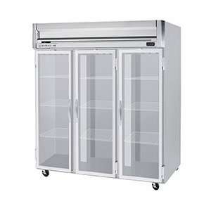   1G Top Mount Refrigerator, 3 Glass Doors, 78W, 74 Cu. Ft.: Appliances