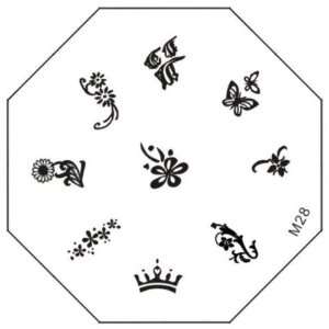  Stamping Nail Art Image Plate   M28: Everything Else