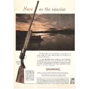   1964 Print Advertisement with Duck Hunting in Ad: Everything Else