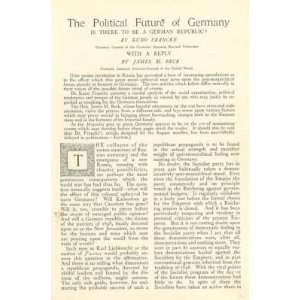   1917 World War I Political Future of Germany: Everything Else