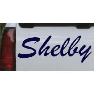  Navy 36in X 13.2in    Shelby Car Window Wall Laptop Decal 